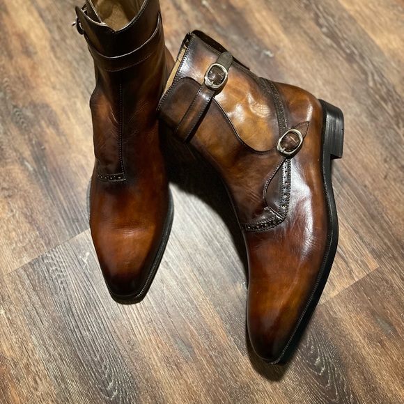 Handmade double monk boots - Picture 2 of 6